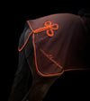 couvre reins cheval marron orange polaire monoquartier alexandra ledermann sportswear alsportswear