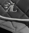 tapis de selle respirant mesh noir cordes silver alexandra ledermann sportswear alsportswear