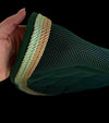 tapis de selle vert sapin a cordes vert anis or mesh alexandra ledermann sportswear alsportswear