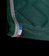 tapis de selle vert sapin fabrique en france cordes silver alexandra ledermann sportswear alsportswear