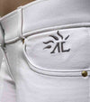pantalon equitation metalical blanc broderie poche alexandra ledermann sportswear alsportswear