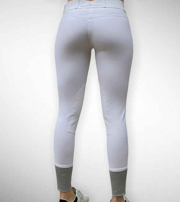 pantalon de concours femme sculptural blanc alexandra ledermann sportswear alsportswear