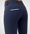 pantalon equitation confortable femme grip no name bleu marine alexandra ledermann sportswear al sportswear
