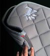 tapis mesh gris blanc fabrique en france alexandra ledermann sportswear alsportswear