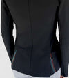 veste de concours alpha noir fentes couleur alexandra ledermann sportswear alsportswear