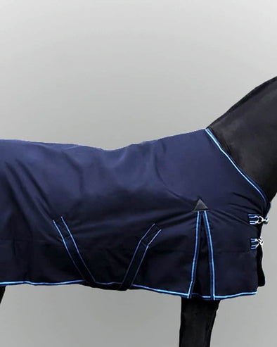couverture hiver bleue 400g cheval profil alexandra ledermann sportswear alsportswear
