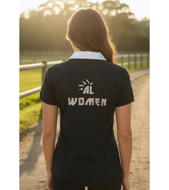 Polo Lamartine Noir 'AL Women'