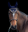 bonnet concours cheval bleu marine cordes or alexandra ledermann sportswear alsportswear