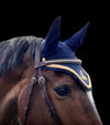 bonnet cheval bleu marine cordes or alexandra ledermann sportswear alsportswear