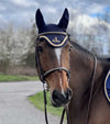 bonnet cheval bleu marine cordes or confort alexandra ledermann sportswear alsportswear
