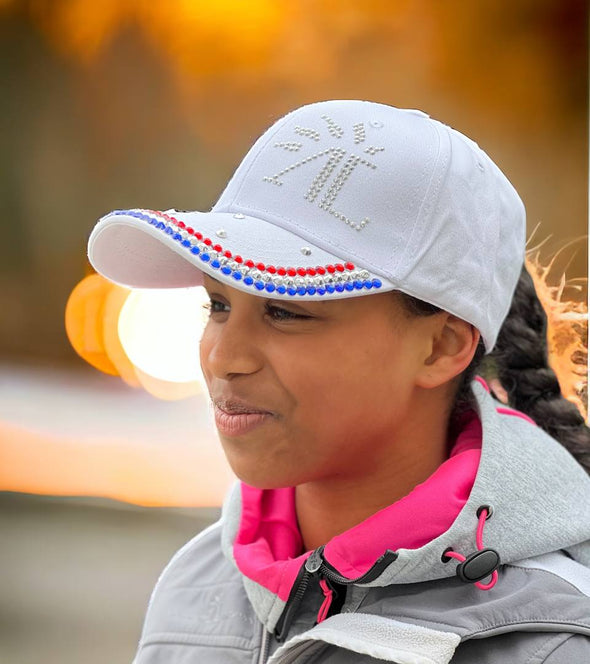 casquette olympiades blanche alexandra ledermann sportswear alsportswear