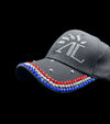 casquette femme olympiades strass bleu blanc rouge alexandra ledermann sportswear alsportswear