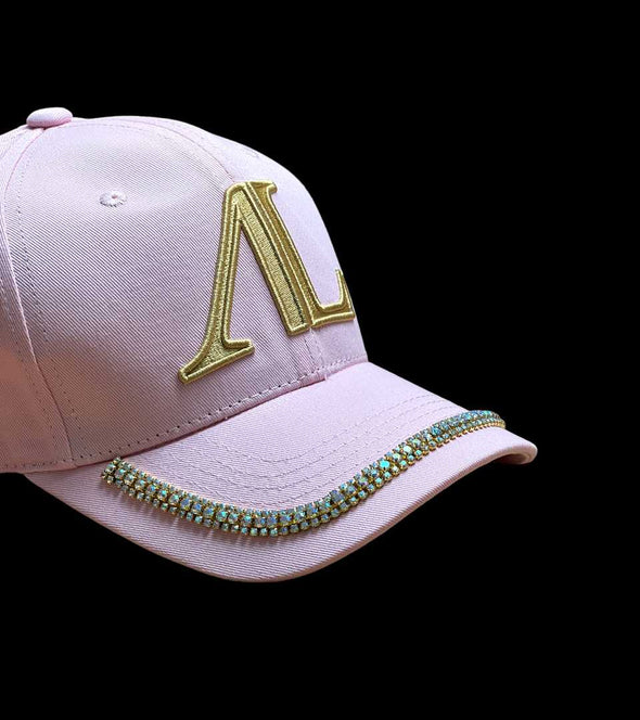 casquette rose dore bling bling bang alexandra ledermann sportswear alsportswear