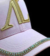 casquette rose strass bling bling bang alexandra ledermann sportswear alsportswear