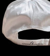 casquette blanche satin blanche sparkal alexandra ledermann sportswear alsportswear