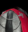 couvre reins cheval rouge polaire silver monoquartier alexandra ledermann sportswear alsportswear