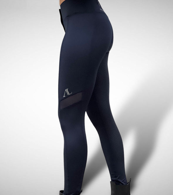 pantalon equitation femme grip bleu marine light vibes alexandra ledermann sportswear ALSportswear