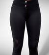 pantalon equitation pratique femme light vibes noir alexandra ledermann sportswear alsportswear