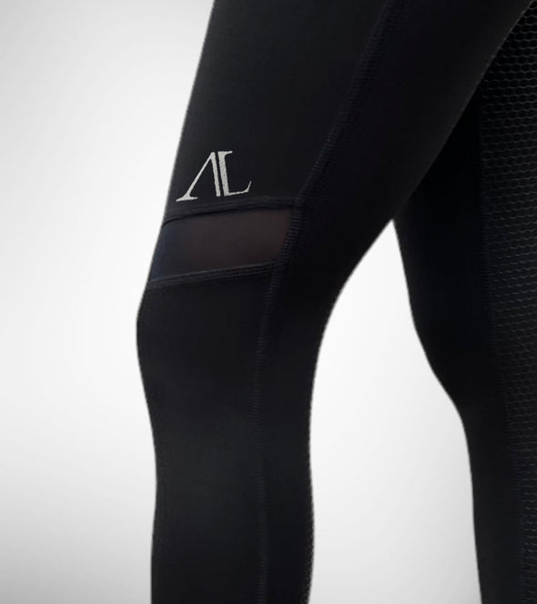 pantalon equitation noir femme light vibes alexandra ledermann sportswear alsportswear