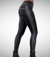 pantalon equitation avec poche full grip yolo vibes noir gris alexandra ledermann sportswear alsportswear