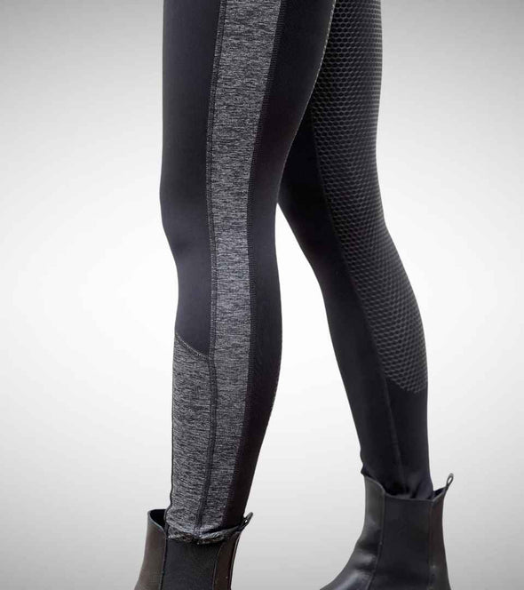 pantalon equitation noir gris yolo vibes alexandra ledermann sportswear alsportswear