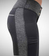 pantalon equitation avec poche telephone yolo vibes noir gris alexandra ledermann sportswear alsportswear