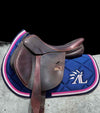 tapis equitation bleu mesh cordes rose perle fuchsia alexandra ledermann sportswear alsportswear