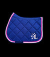tapis cheval bleu mesh cordes rose perle fuchsia alexandra ledermann sportswear alsportswear