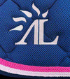tapis de selle cheval mesh bleu cordes rose perle fuchsia alexandra ledermann sportswear alsportswear
