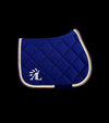 tapis CSO mesh bleu cordes or caramel alexandra ledermann sportswear alsportswear