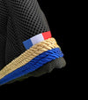 tapis de selle cheval noir mesh cordes or bleu roi alexandra ledermann sportswear alsportswear