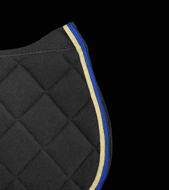 tapis CSO mesh noir cordes or bleu roi alexandra ledermann sportswear alsportswear