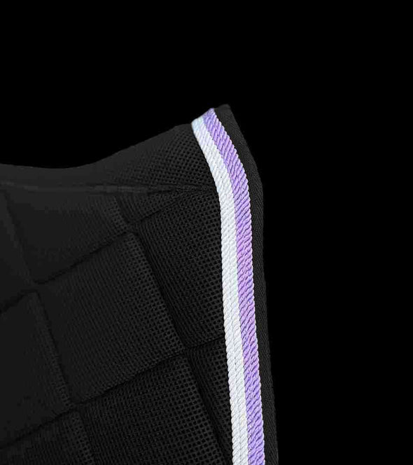 tapis de selle CSO mesh noir cordes lilas blanc alexandra ledermann sportswear alsportswear