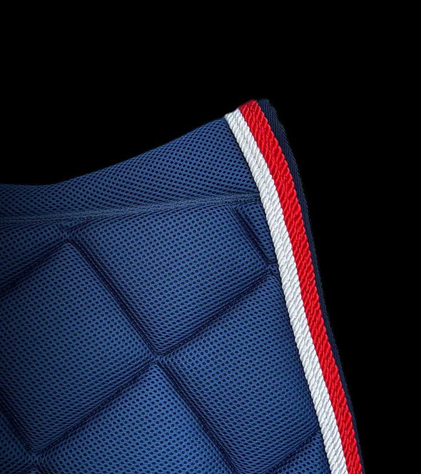 tapis cheval bleu mesh cordes rouge blanc alexandra ledermann sportswear alsportswear