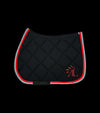 tapis de selle mesh noir cordes rouge silver alexandra ledermann sportswear alsportswear