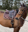 tapis cheval satin chocolat cordes or alexandra ledermann sportswear