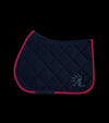 tapis de selle original mesh noir rouge paillettes alexandra ledermann sportswear alsportswear
