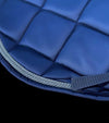 tapis de selle bleu satine cordes acier alexandra ledermann sportswear alsportswear