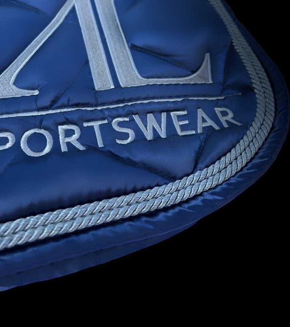 tapis cheval bleu marine cordes acier alexandra ledermann sportswear alsportswear