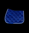 Tapis ergonomique bleu roi velours et diamants marque Alexandra Ledermann Sportswear ALSportswear