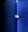 Tapis ergonomique bleu roi velours et diamants marque Alexandra Ledermann Sportswear ALSportswear