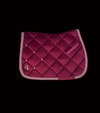 Tapis Velours  et diamant couleur bordeaux marque Alexandra Ledermann Sportswear ALSportswear