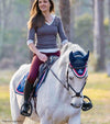    bonnet cheval bleu rose alexandra ledermann sportswear alsportswear
