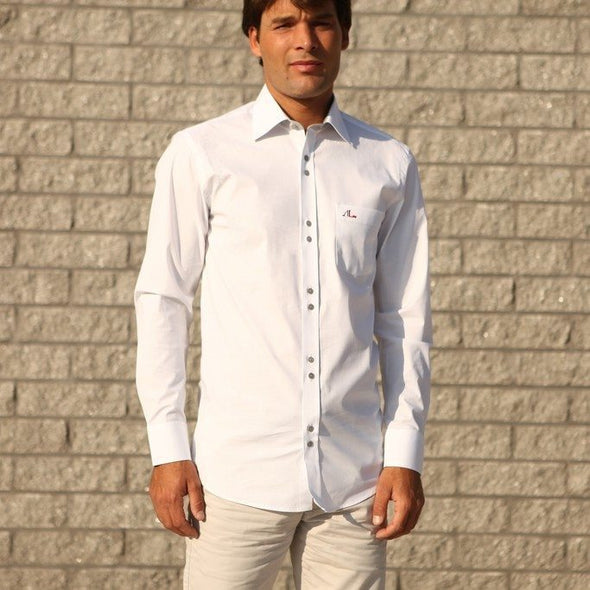 chemise equitation homme blanche ladak alsportswear alexandra ledermann sportswear