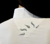 polo concours glamline blanc détails broderie alexandra ledermann sportswear alsportswear