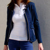 veste de concours pepper bleu fonce femme alexandra ledermann sporstwear alsportswear