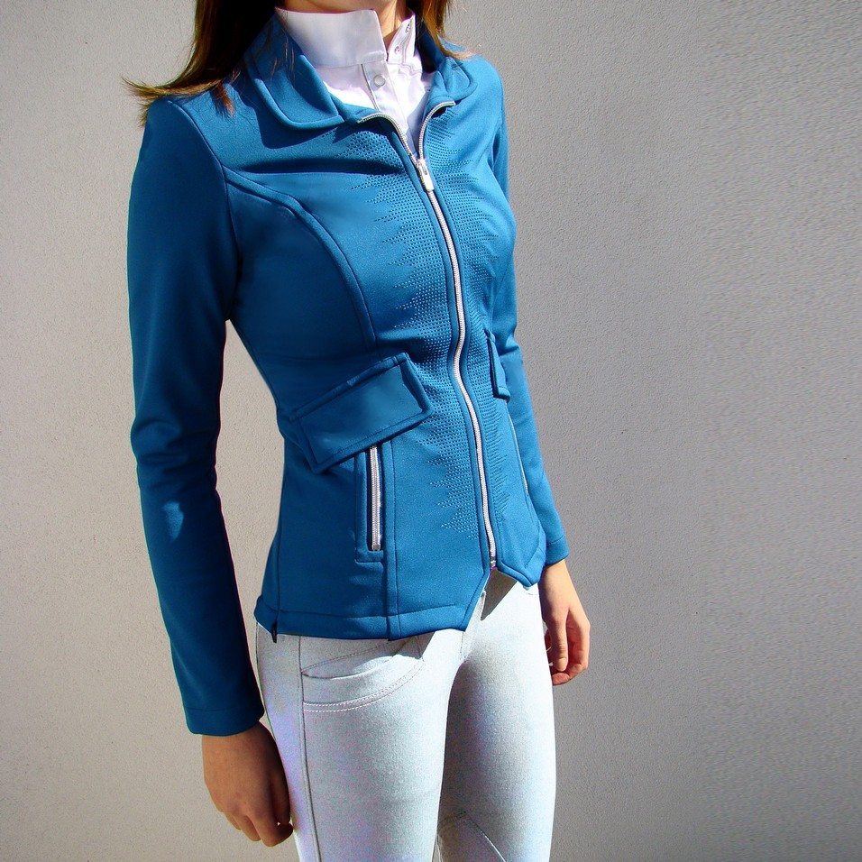 Veste de sport à fermeture éclair SoftMove🅪 - Turquoise clair - FEMME Veste de sport à fermeture éclair SoftMove🅪 - Turquoise clair - FEMME