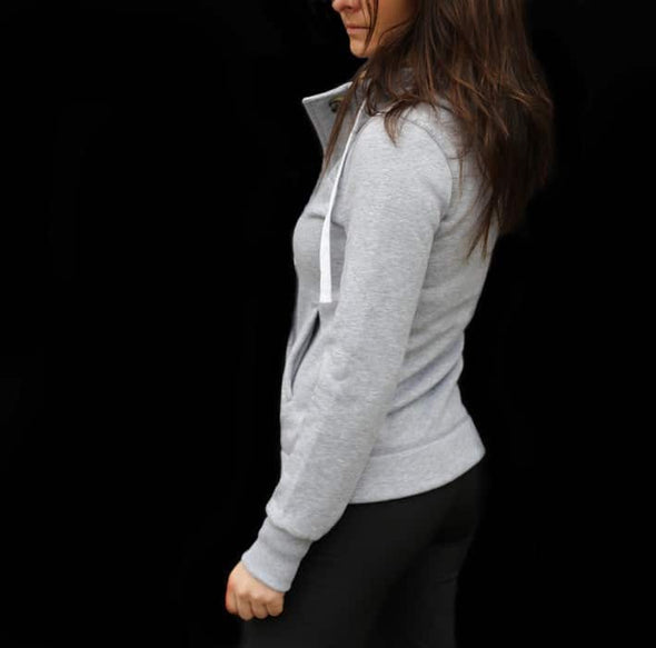 sweat al avictoire gris profil alexandra ledermann sportswear alsportswear