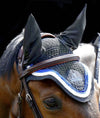onnet cheval gris acier cordes bleu roi blanc zoom alexandra ledermann sportswear alsportswear