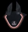 bonnet noir 4 cordes choco rose poudre cheval alexandra ledermann sportswear alsportswear